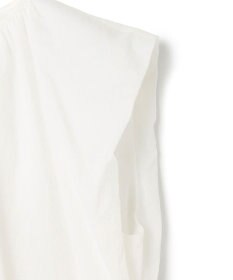 uncrave シアープルーフナイロン ギャザーブラウス