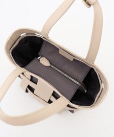 Y'SACCS 【リサイクルレザー】メッシュかごバッグ　small