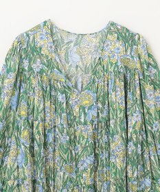 GRACE CONTINENTAL フラワープリントティアードミニワンピース