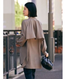 AMERICAN HOLIC バンドカラーフリルシャツチュニック