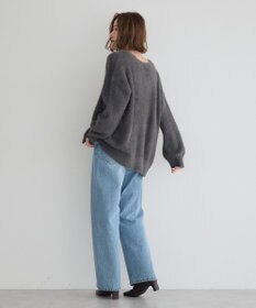 YECCA VECCA ラメシャギーカーディガン