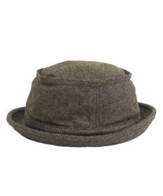 ATRENA 【Lサイズあり】ツイードポークパイ ハット