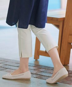 Tiaclasse 【小倉優子さん着用】リボンニットフラットパンプス