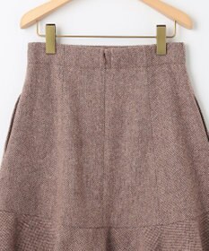 組曲 ネコアシツイードセミフレア スカート