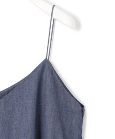 ICB 【洗える】PlaXコットンソフトデニム キャミソールワンピース