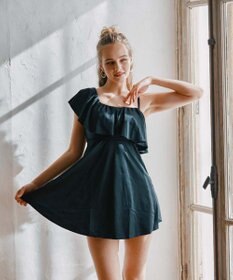 San-ai Resort（三愛水着楽園） ワコール定番商品カップ使用GHIカップの大きなお胸に対応【グラマラスフィット】ワイヤーAライン水着　9D-M　【San-ai Resort（サンアイリゾート）】