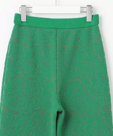 自由区 【Premium Collection】レースジャガードニット パンツ