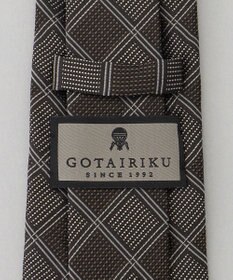 GOTAIRIKU GOTAIRIKU別注【日本製】シルク ネクタイ_格子柄