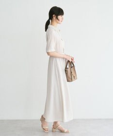 YECCA VECCA 【接触冷感】ベルト付きシャツワンピース