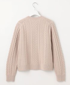 J.PRESS LADIES L 【洗える】EIGER CORD ALAN クルーネックカーディガン