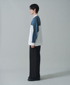 WEGO ドルマンポンチハーフZIPプルオーバー