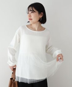 Green Parks プリーツチュールドッキングプルオーバー