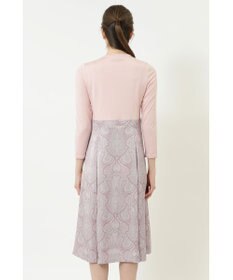 DAKS ペイズリープリントコンビニットワンピース