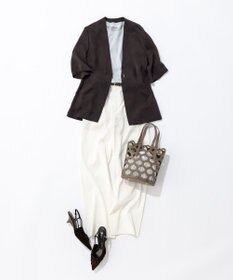 23区 【Oggi6月号掲載】Ratti ドローイング ペイズリー プリント コンビ バッグ