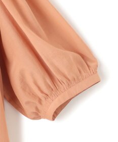 23区 L 【接触冷感/速乾性/洗える】エアリーブライトローン タック ブラウス