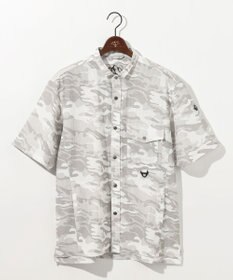 JOSEPH ABBOUD MOUNTAIN 【軽量/ストレッチ】メッシュサッカーカモ アウトドア シャツ