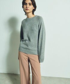 GRACE CONTINENTAL カシミヤ混ラメニットトップ