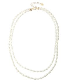 AMERICAN HOLIC ナツメパール２連＆メタルコイン３ＷＡＹネックレス