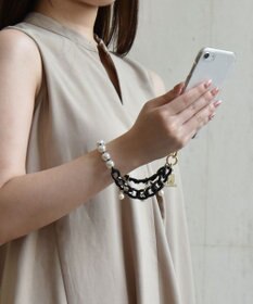 LANVIN en Bleu ジュエル スマホストラップ