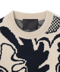 JOSEPH HOMME 【HIGH GRADE LINE】フォークアートジャガード　クルーネックニット