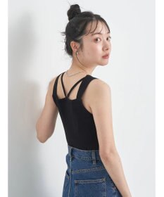 earth music&ecology レイヤードニットタンクトップ