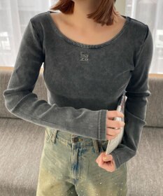 WEGO ヴィンテージウォッシュリブロンT