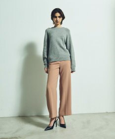 GRACE CONTINENTAL カシミヤ混ラメニットトップ