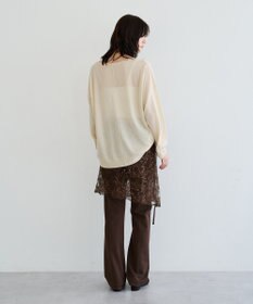 YECCA VECCA ストレッチセンターシームフレアパンツ