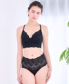 BRADELIS New York 【BRADELIS Me】Lovely Backstyle Panty26S1  総レースのハイウエストパンティ ショーツ