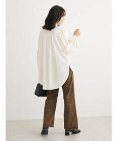 Green Parks 表面変化比翼シャツチュニック