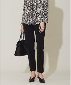 ICB 【洗える】コットンコンプレッシャー ストレートパンツ