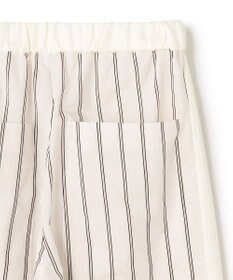BEIGE， QUARTZ / 側章コンビ ストライプパンツ