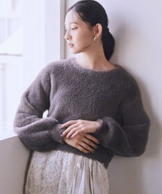 earth music&ecology Ｗフェイスシャギープルオーバー