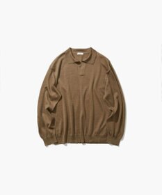 ATON RAMIE CASHMERE | スキッパーポロセーター - UNISEX