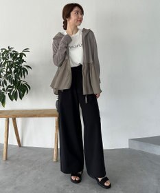 UNFILO FINE MOVE ワイドパンツ