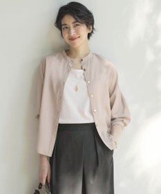 J.PRESS LADIES L 【洗える】テトロンレーヨンマンスローン ブラウス