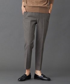 J.PRESS LADIES 【洗える】チェルビックチェック テーパード パンツ