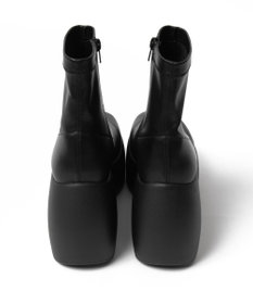 WEGO 厚底ウェッジソールショートブーツ