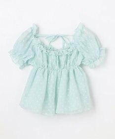 ANY KIDS 【一部店舗/WEB先行販売アイテム】2WAY シアードビーブラウス