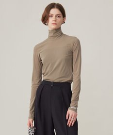 ICB 【洗える】 パウダリーチュール ハイネックトップス