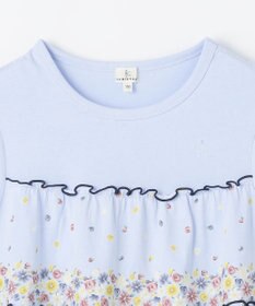 組曲 KIDS 【150-160㎝】ティアードフラワー チュニック