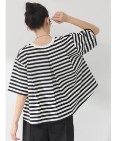 earth music&ecology バックタッククロップドＴ