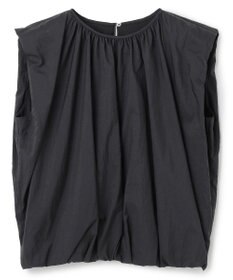 uncrave シアープルーフナイロン ギャザーブラウス