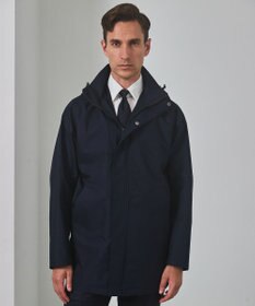 GOTAIRIKU 25年新作/3シーズン対応【仕事で着用可】メランジカルゼ フーデッドブルゾン_無地