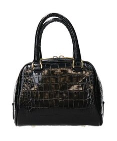 INTER-CHAUSSURES 【CHRISTIAN VILLA】クロコ型押しミニハンドバッグ