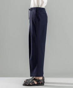 JOSEPH HOMME 新素材【通気性/ストレッチ】トリコサッカーストレッチ ドロスト付ワイドパンツ / BAILEY CONVERTIBLE