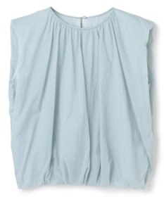 uncrave シアープルーフナイロン ギャザーブラウス