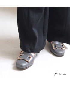 Pointer 日本製 本革バックルパンプス