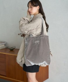 earth music&ecology ベロアトートバッグ