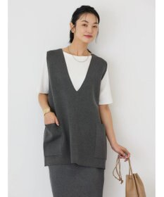 AMERICAN HOLIC ＶネックＷポケットニットベスト